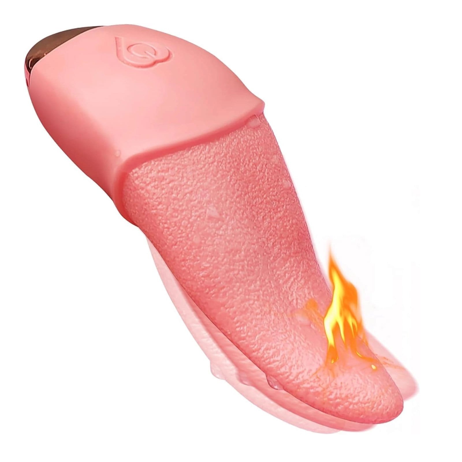 Clitoral Licking Vibrator, Heated Tongue Vibrator with 10 Vibration Modes,using for Vaginal Anal Breast Vibrator