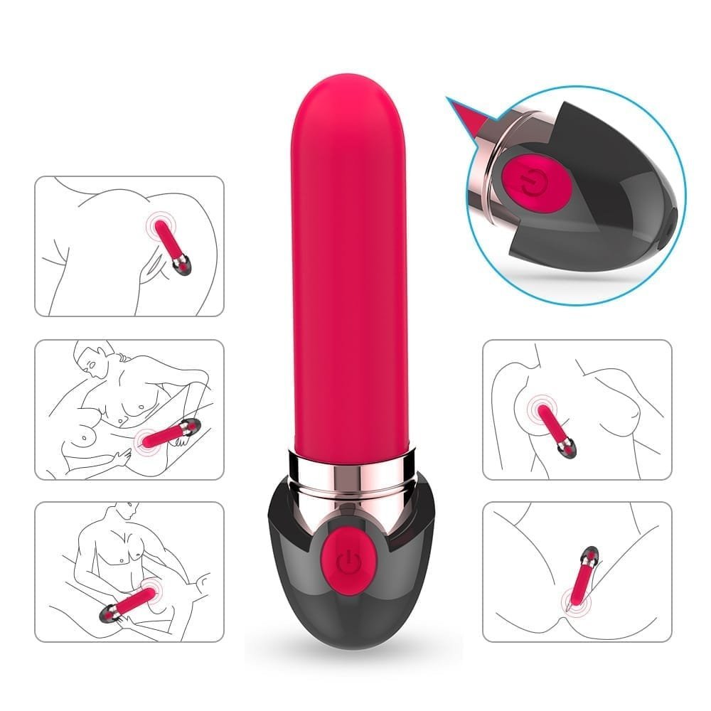 G-spot Vibrator Lipstick Rechargeable (waterproof) - Image 3