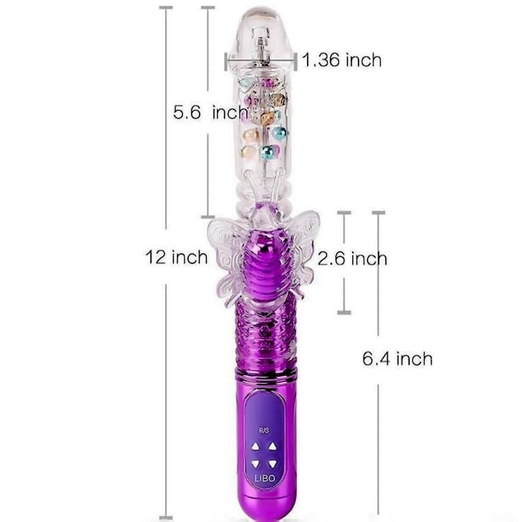 Butterfly Clitoral Rabbit Vibrator (Rechargeable) - Image 2