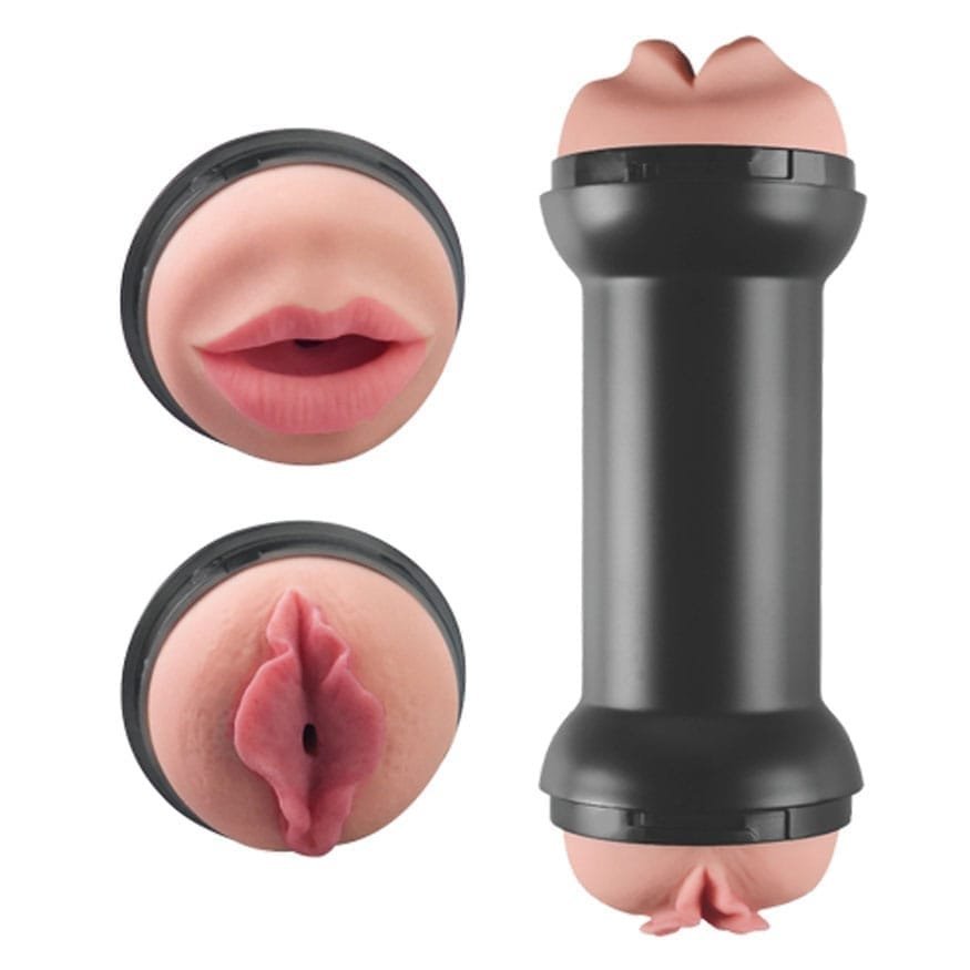 Lovetoy Dual Side Fleshlight Pussy and Mouth - Image 2