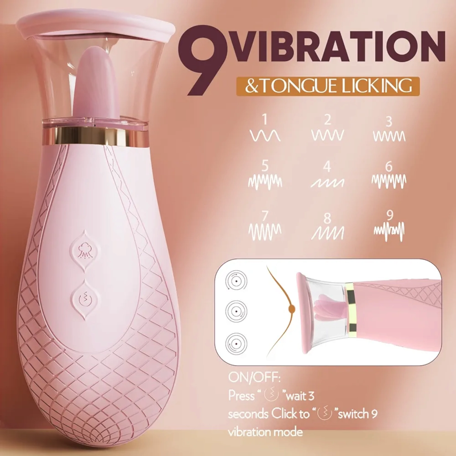 Clitoral Sucking & Licking Vibrator