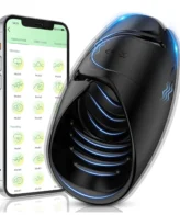 App Controlled Male Masturbator Penis Training Vibrator for Men