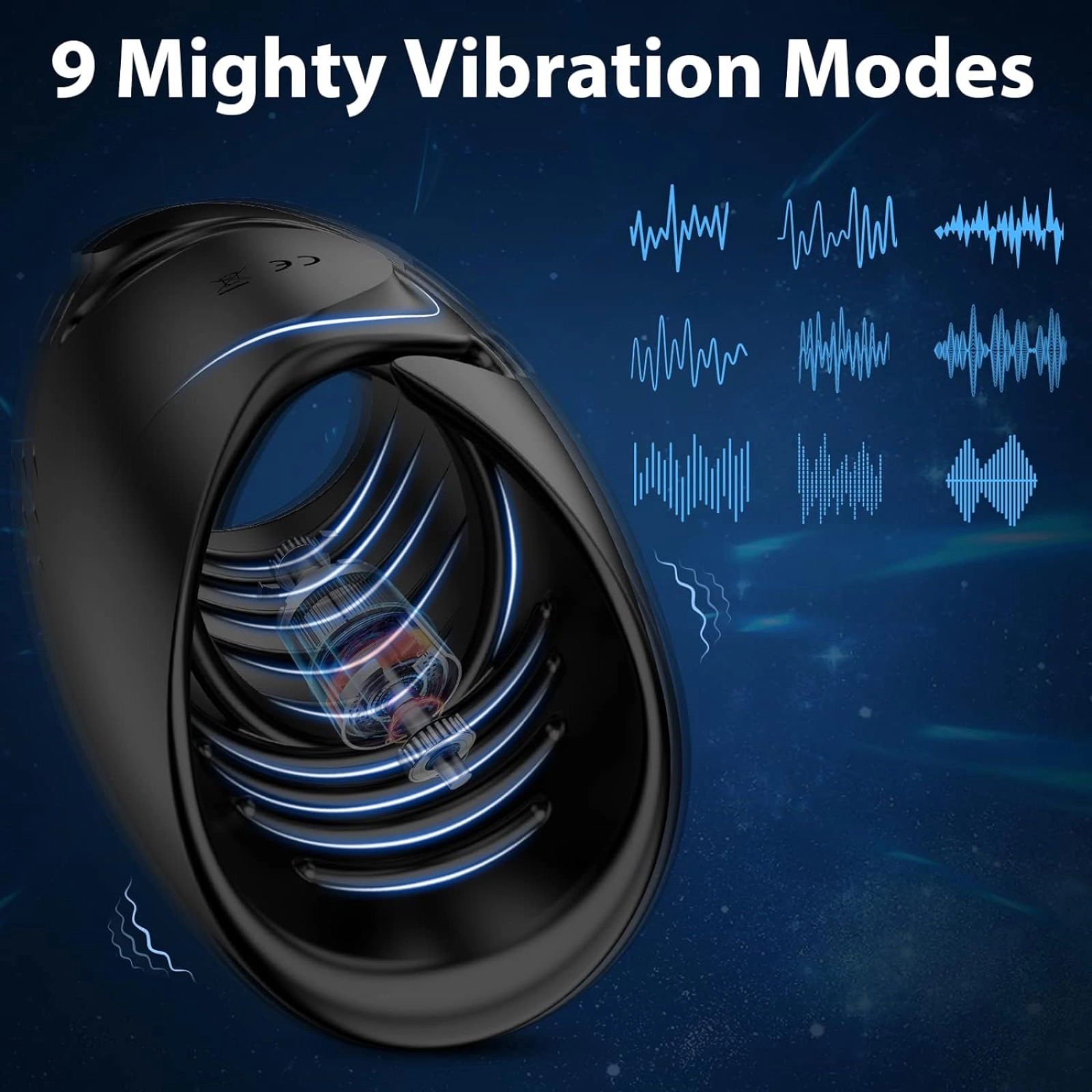 App-Controlled Male Masturbator – 9 Mode Penis Trainer Vibrator for Edging & Endurance - Image 3