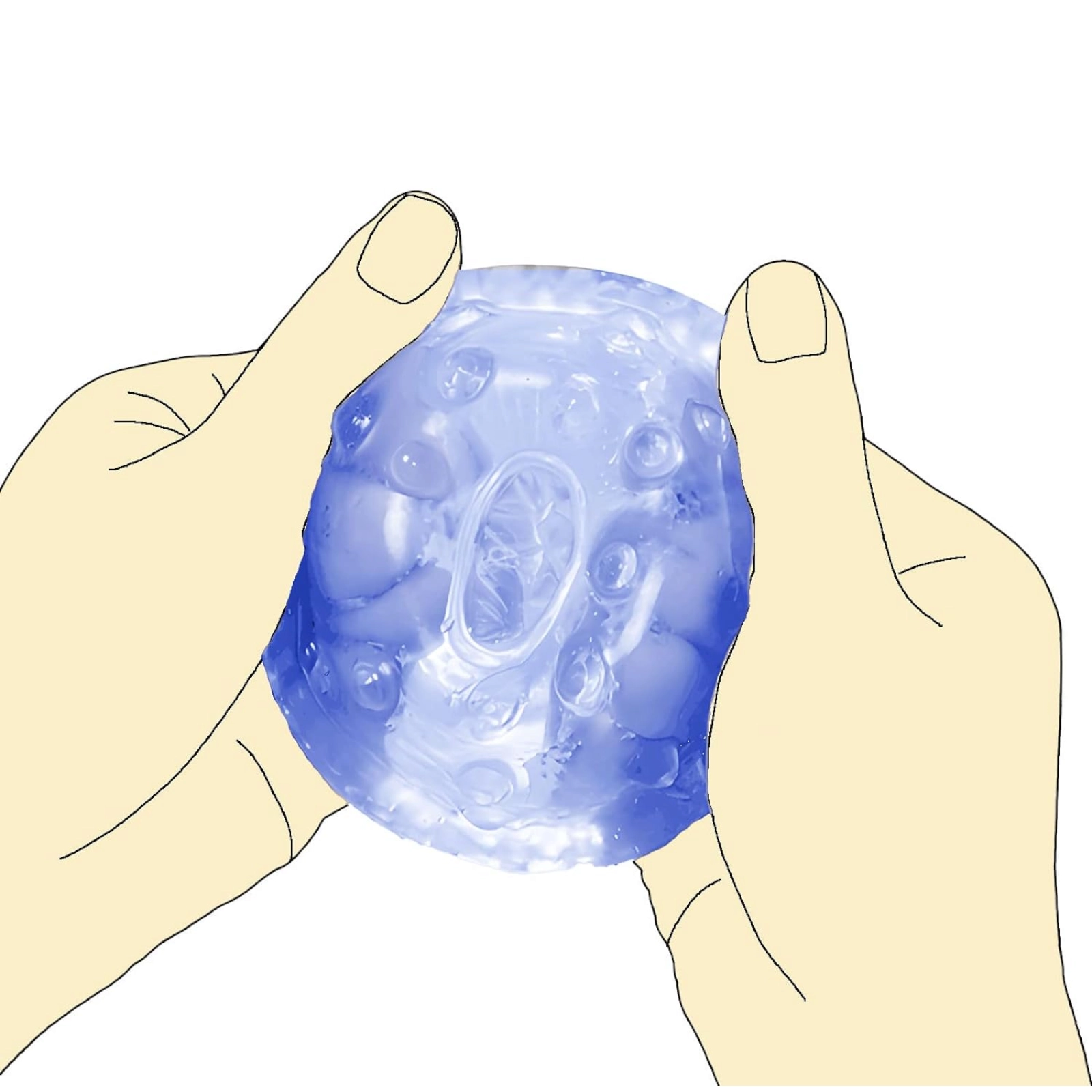 Soft Stretchy Hand Stroker for Men – Textured Pleasure Sleeve - Image 5