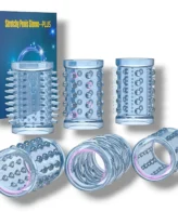 Reusable Penis Rings with 6 Textures for Long-Lasting Erection
