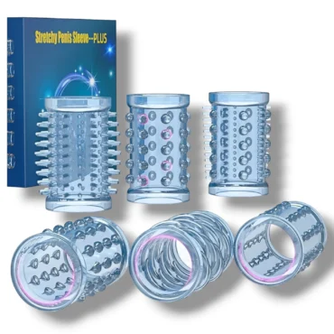 Reusable Penis Rings with 6 Textures for Long-Lasting Erection