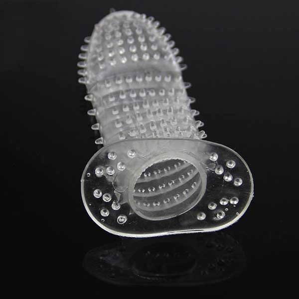 Ultra Thin Doted Reusable Magic Condom – Transparent Silicone Penis Sleeve for Enhanced Stimulation for ultimate orgasm - Image 2