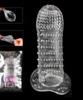 Ultra Thin Doted Magic Condom Penis Sleeve Bangladesh