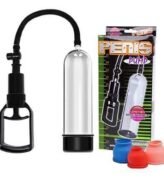 Manual Penis Pump for Men with Sleeve and Pocket Pussy Attachment