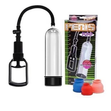 Manual Penis Pump for Men with Sleeve and Pocket Pussy Attachment